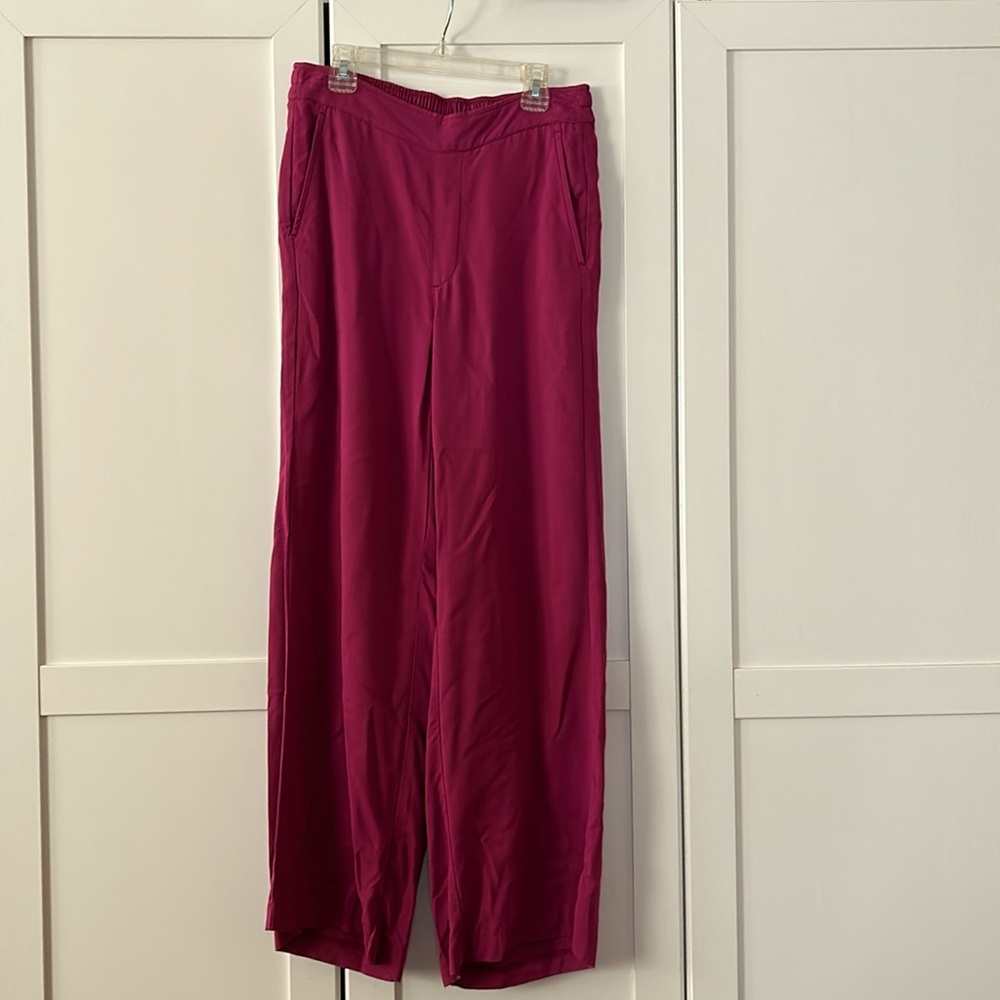 old navy high rise playa wide leg pants